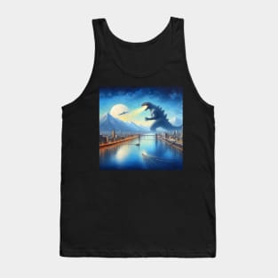 Godzilla Art . Tank Top